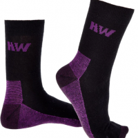 Calcetin Incopper Hw Algodon Mujer Negro