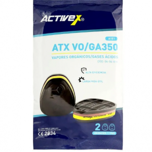 Filtro Activex ATX VO/GA350 Vapores Organicos y Gases Acidos A1E1 (Par)