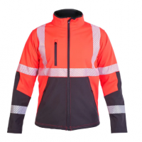 Chaqueta Softshell Hw Oklan Rojo Fluor