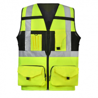 Chaleco Geólogo Trooper Amarillo Fluor Tech-X