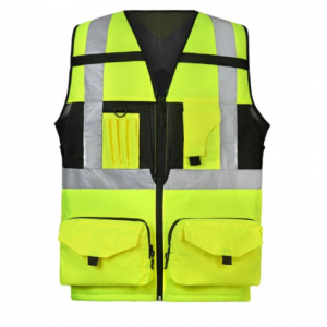 Chaleco Geólogo Trooper Amarillo Fluor Tech-X